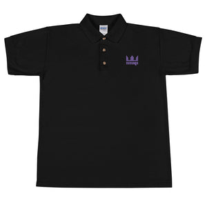 [Royal] Slow Sippin Embroidered Polo Shirt