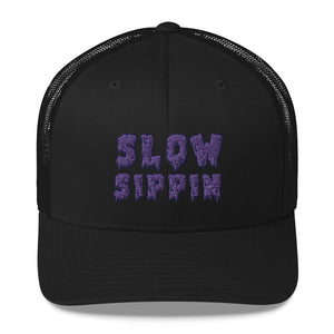 Flat Embroidered Logo [Mud] Trucker Cap