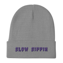 Load image into Gallery viewer, Flat Embroidered Logo [Mud] Beanie
