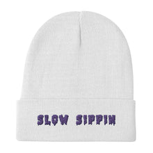 Load image into Gallery viewer, Flat Embroidered Logo [Mud] Beanie
