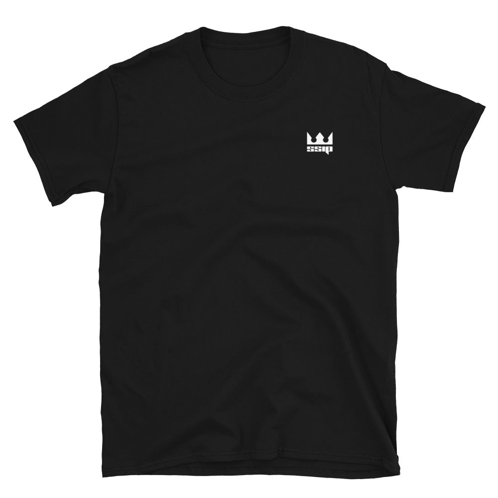 Blk/Wht [Royal] Short-Sleeve Unisex T-Shirt